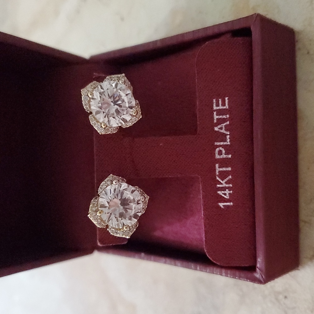 SIMPLY SILVER Gold and Silver Earrings